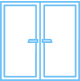 icon french doors
